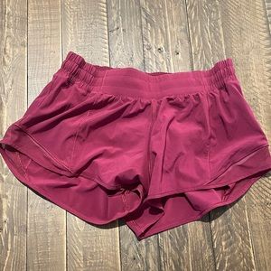 Lululemon Hotty Hot Low-Rise Lines Shorts
